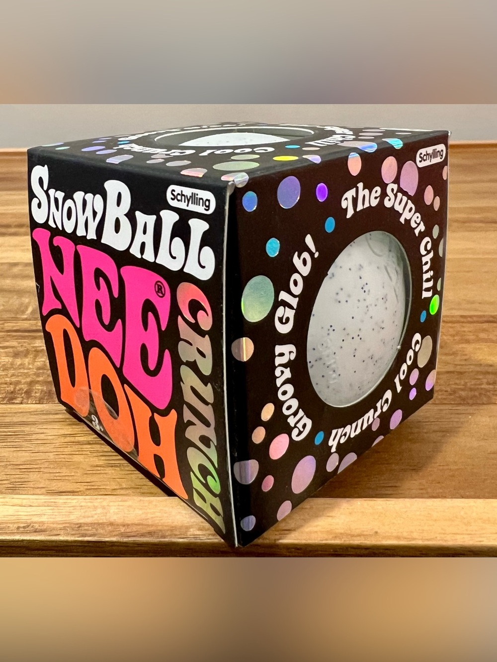 ❄️🤍NeeDoh Snowball Crunch Groovy Glob🩵